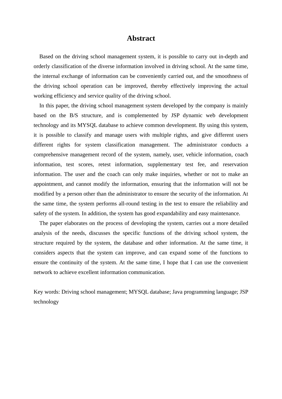 基于web的驾校管理系统设计实现  计算机专业_第2页