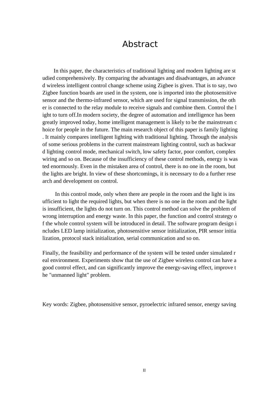 基于Zigbee的智能灯光控制系统设计  电子信息工程专业_第2页