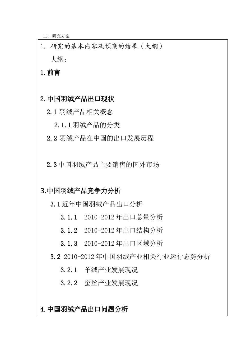 中国羽绒产品的现状与出口贸易壁垒下的发展方向 开题报告  国际经济贸易专业_第3页