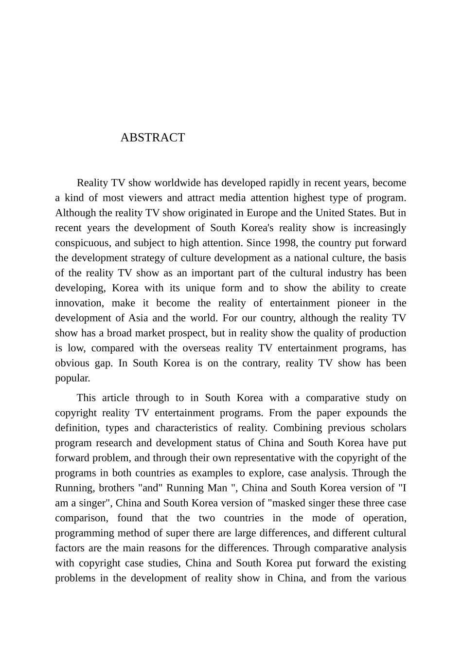 中韩同版权真人秀娱乐节目对比研究分析 播音主持专业_第2页