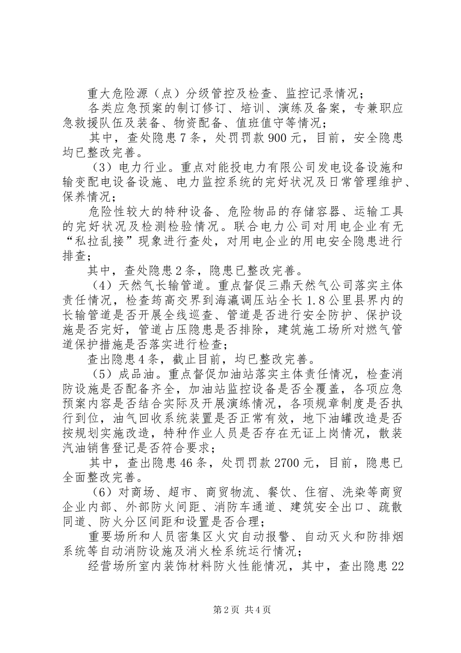 2024年生产大检查和十大专项整治总结_第2页