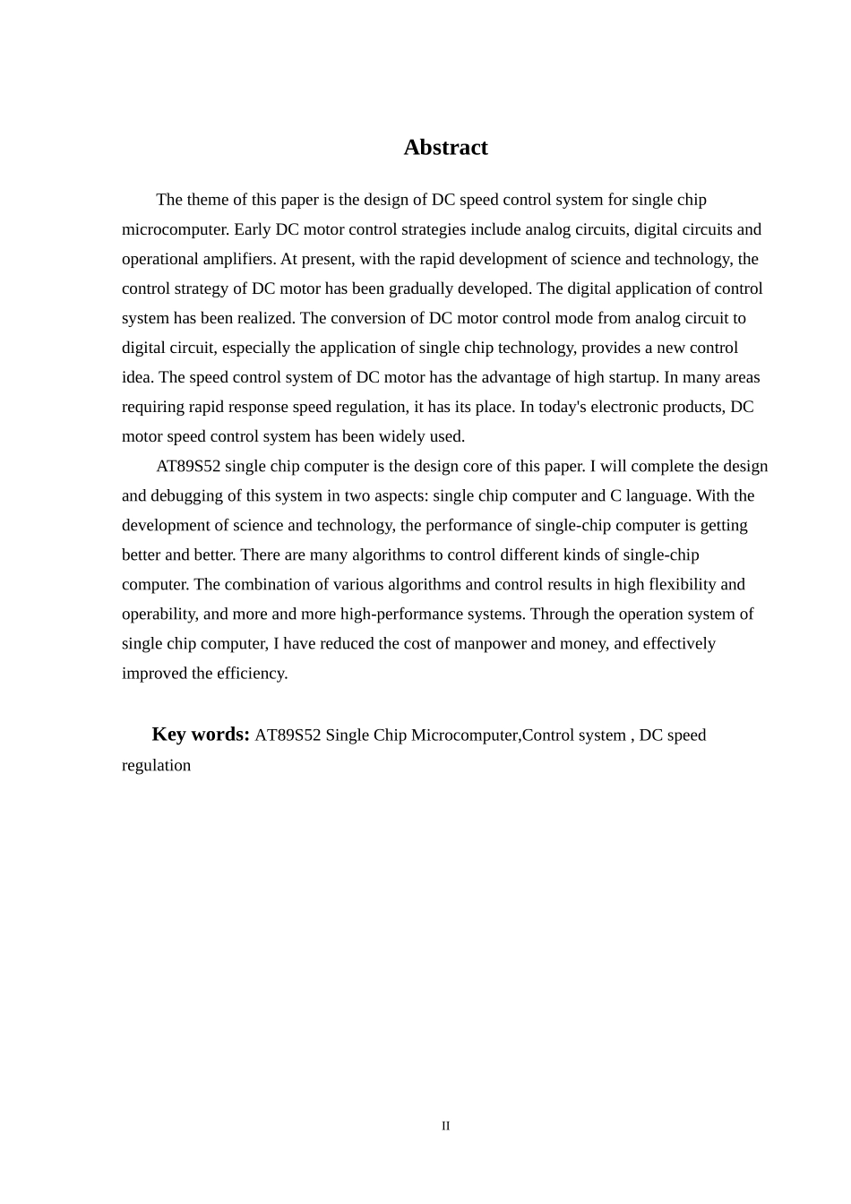 基于单片机的直流调速系统设计和实现 电气工程专业_第2页