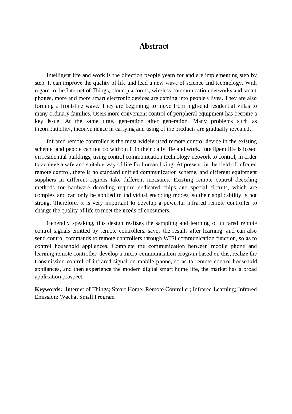 智能手机万能遥控器设计和实现  电气工程专业_第2页