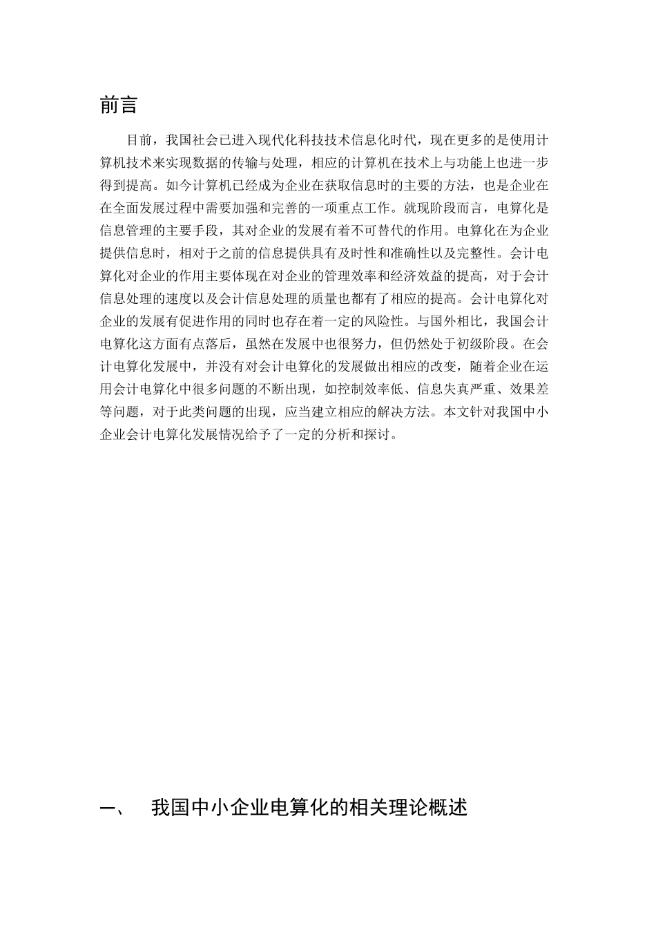 中小企业会计电算化工作存在的问题及对策探讨  电子商务管理专业_第3页