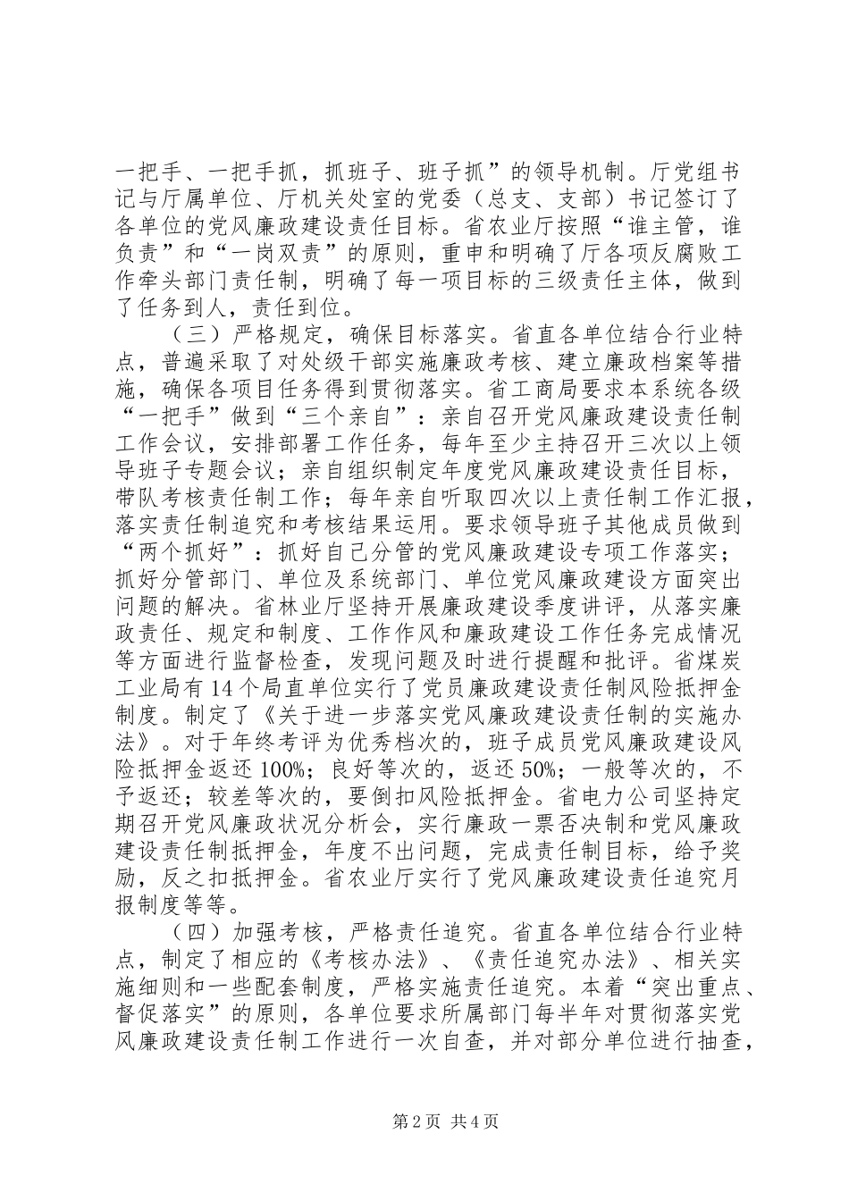 2024年省直机关党风廉政建设方案调查_第2页