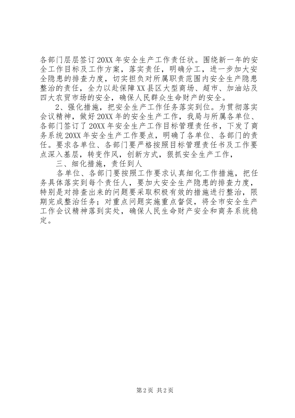 2024年落实全市安全生产工作汇报_第2页
