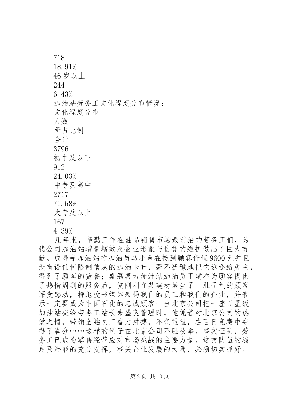 2024年石油公司劳务工管理工作材料_第2页