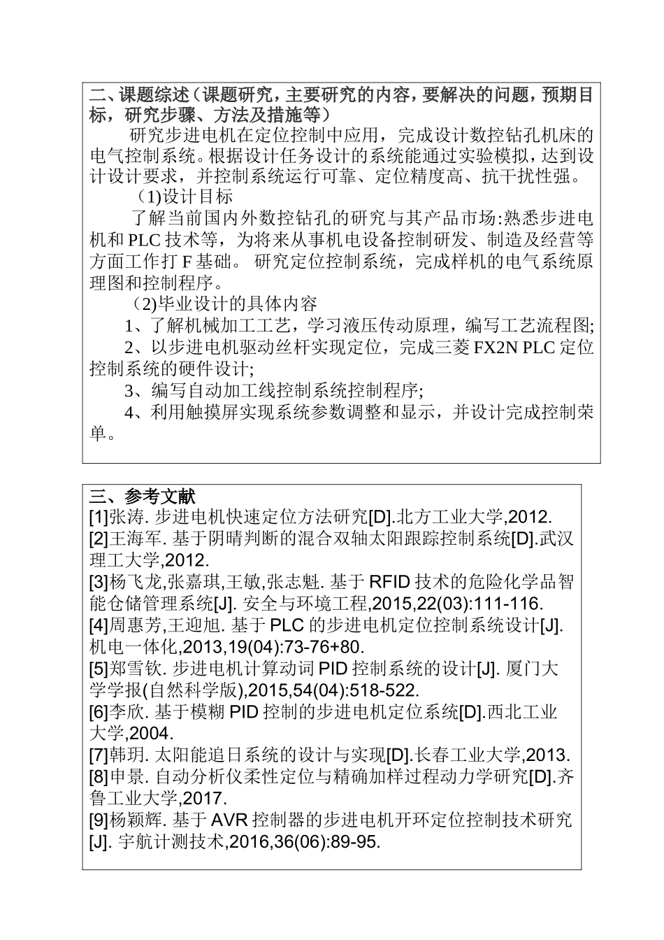 步进电机定位设计和实现 开题报告_第2页