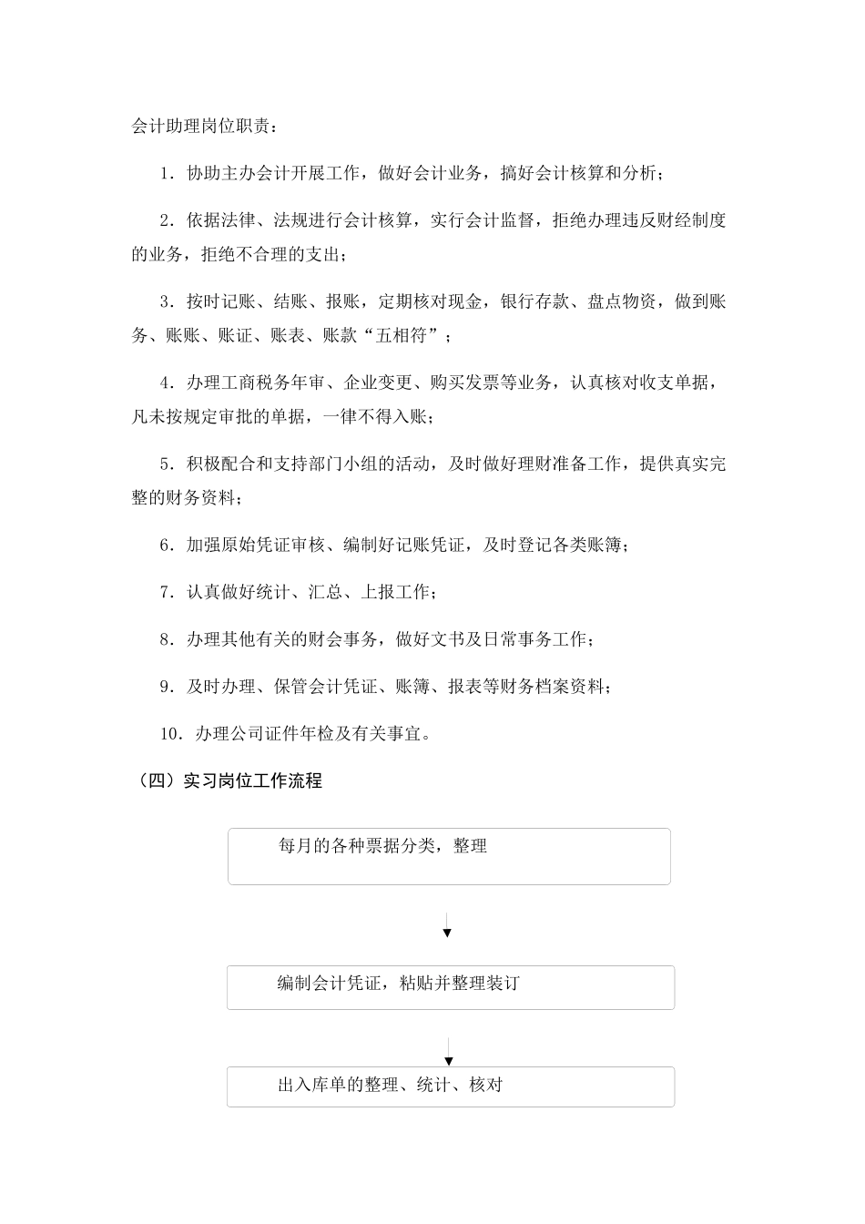 会计助理岗位的实习总结以绍兴五冠机械设备有限公司为例_第3页