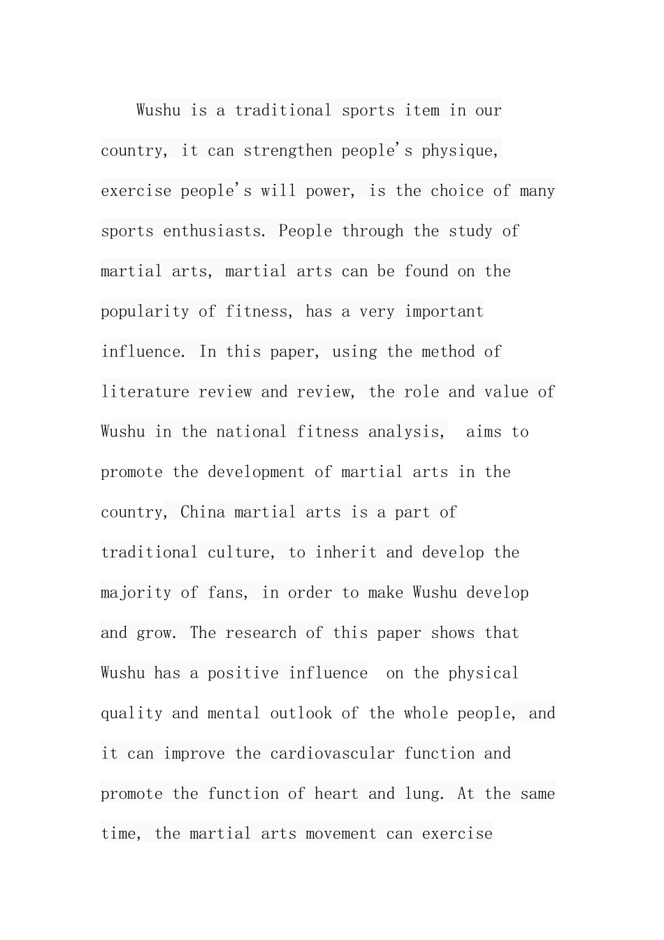 武术运动在全民健身中的作用与价值分析研究 体育运动专业_第2页