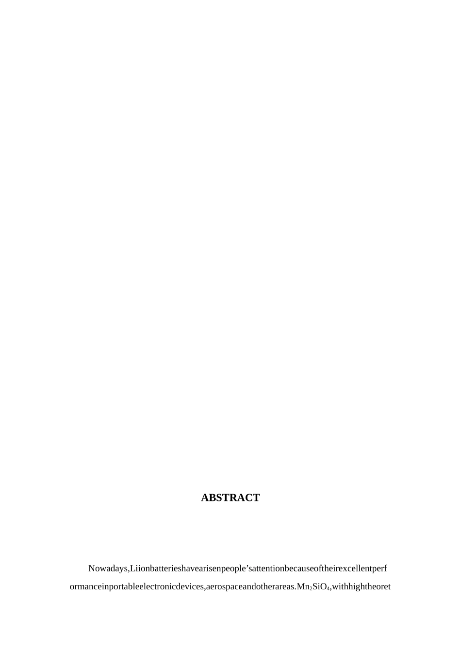 新型锂离子电池负极材料Mn2SiO4的电化学性能及改性研究分析 电气工程管理专业_第3页