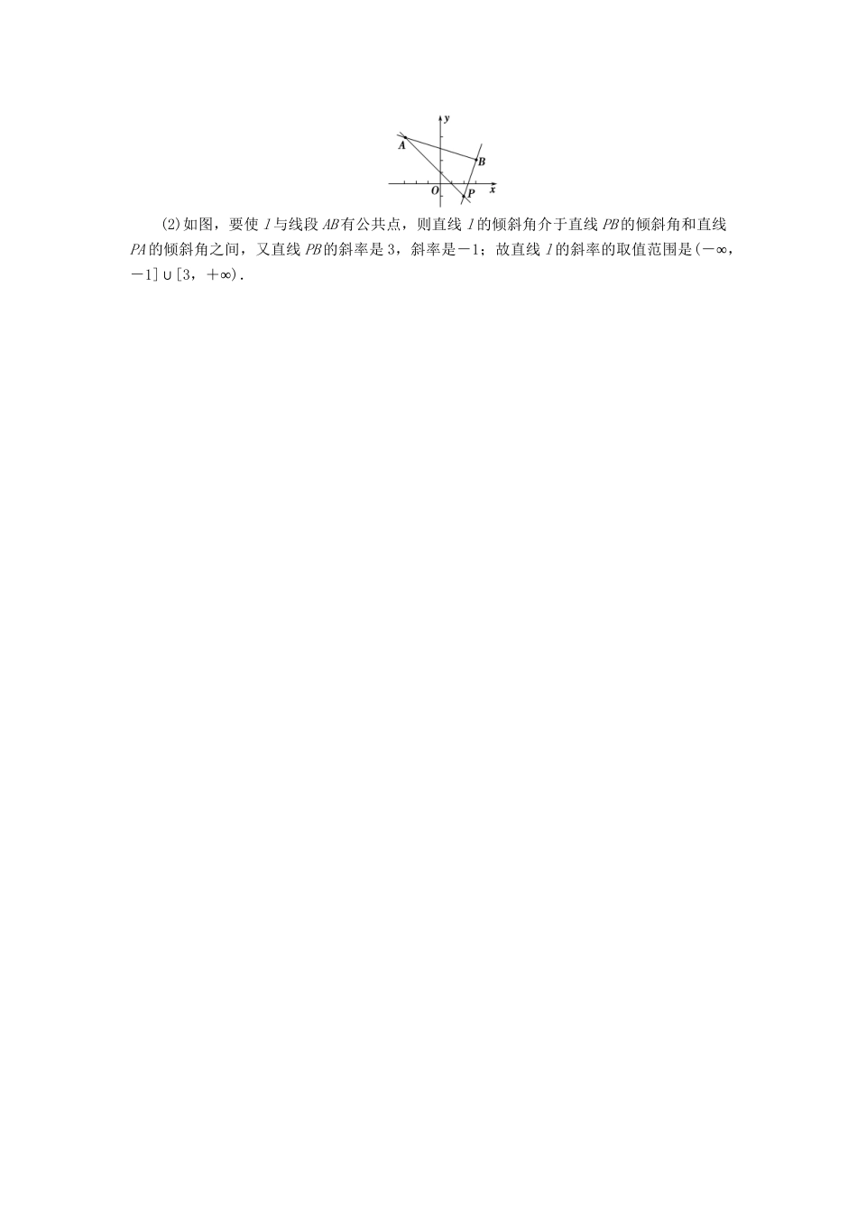 高中数 2.1.1直线的斜率同步训练 苏教版必修2_第3页