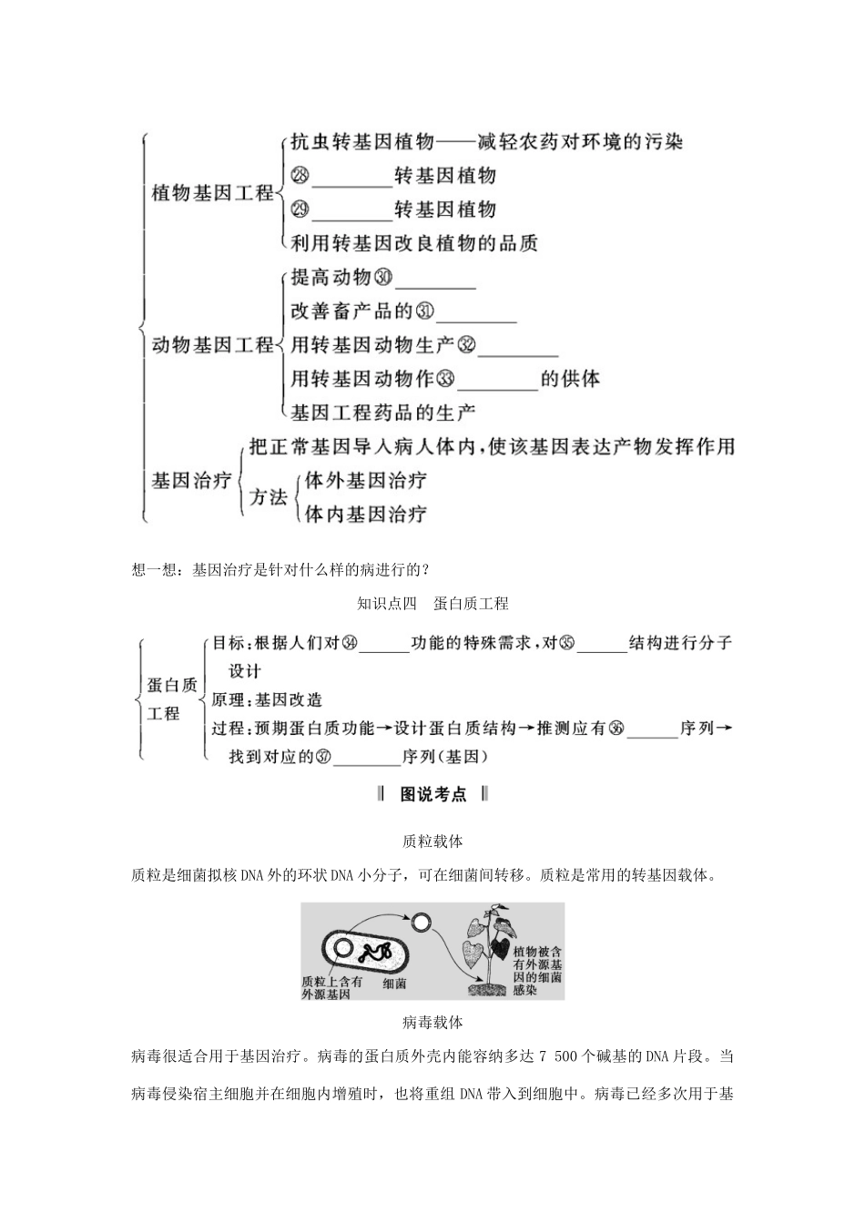 高考生物一轮复习 用书 专题一基因工程 新人教版选修3_第3页