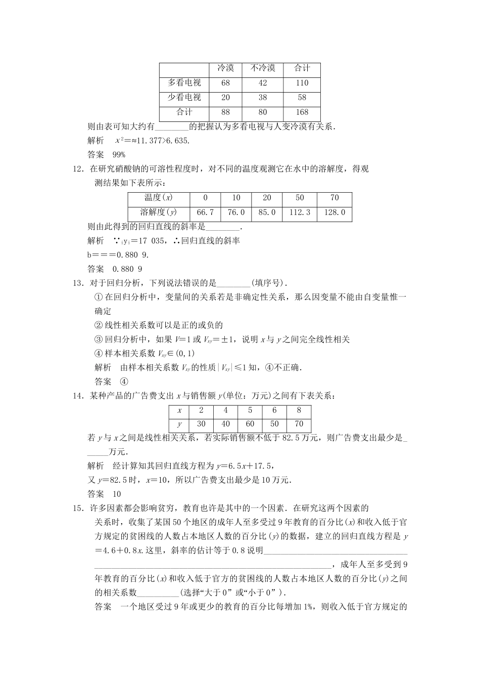 高中数学 章末质量评估（一） 湘教版选修1-2_第3页