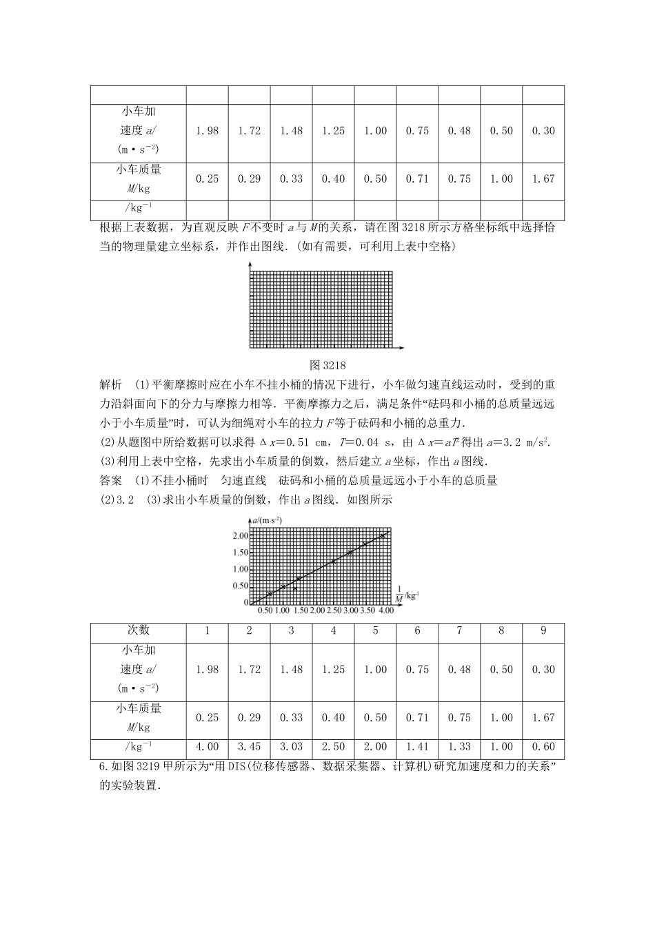 高中物理 3.2 牛顿第一定律（第2课时）每课一练 教科版必修1_第3页