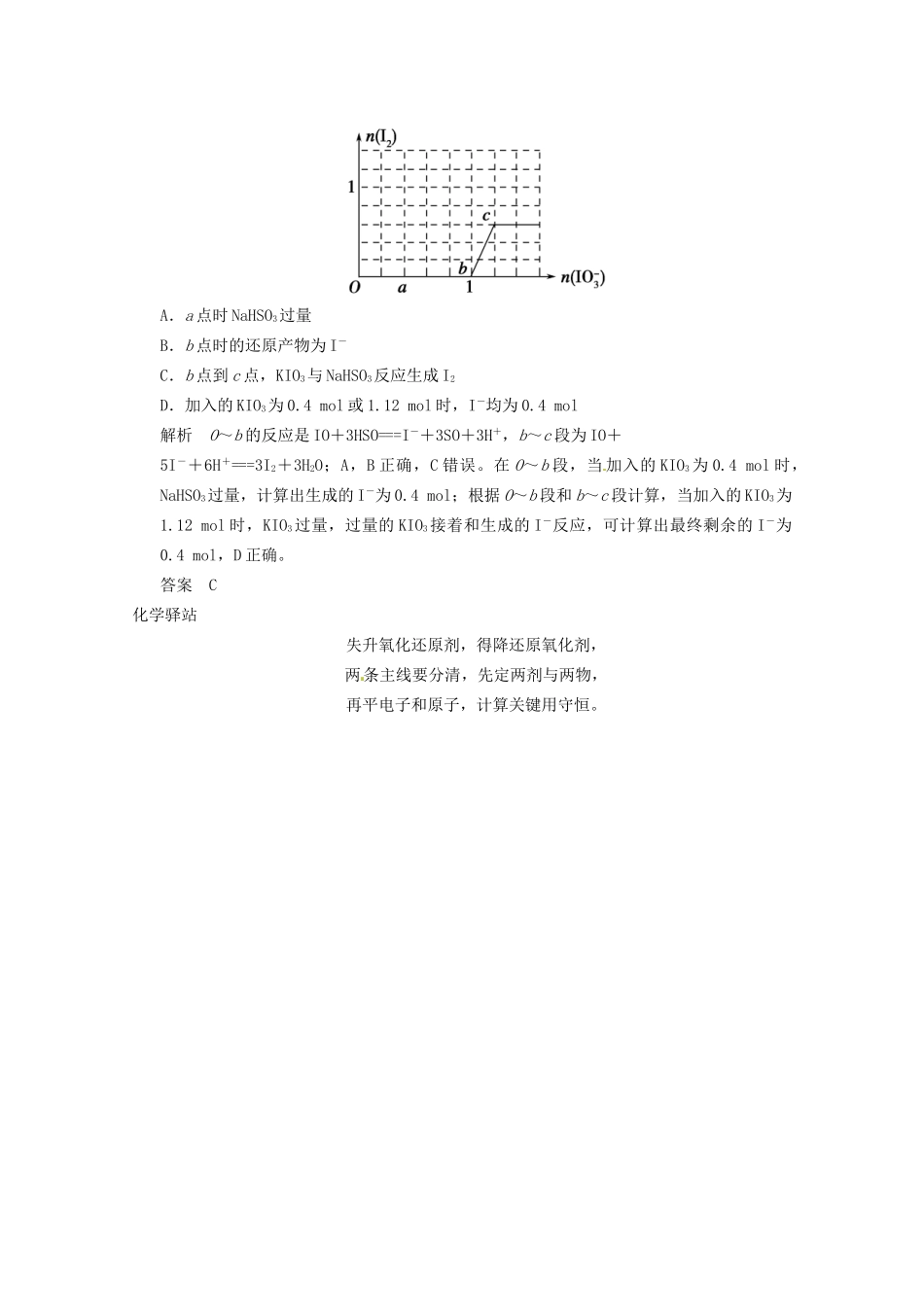 （广东专用）高考化学三轮专题复习 考前体系通关练 题型4 氧化还原反应的规律与应用_第3页