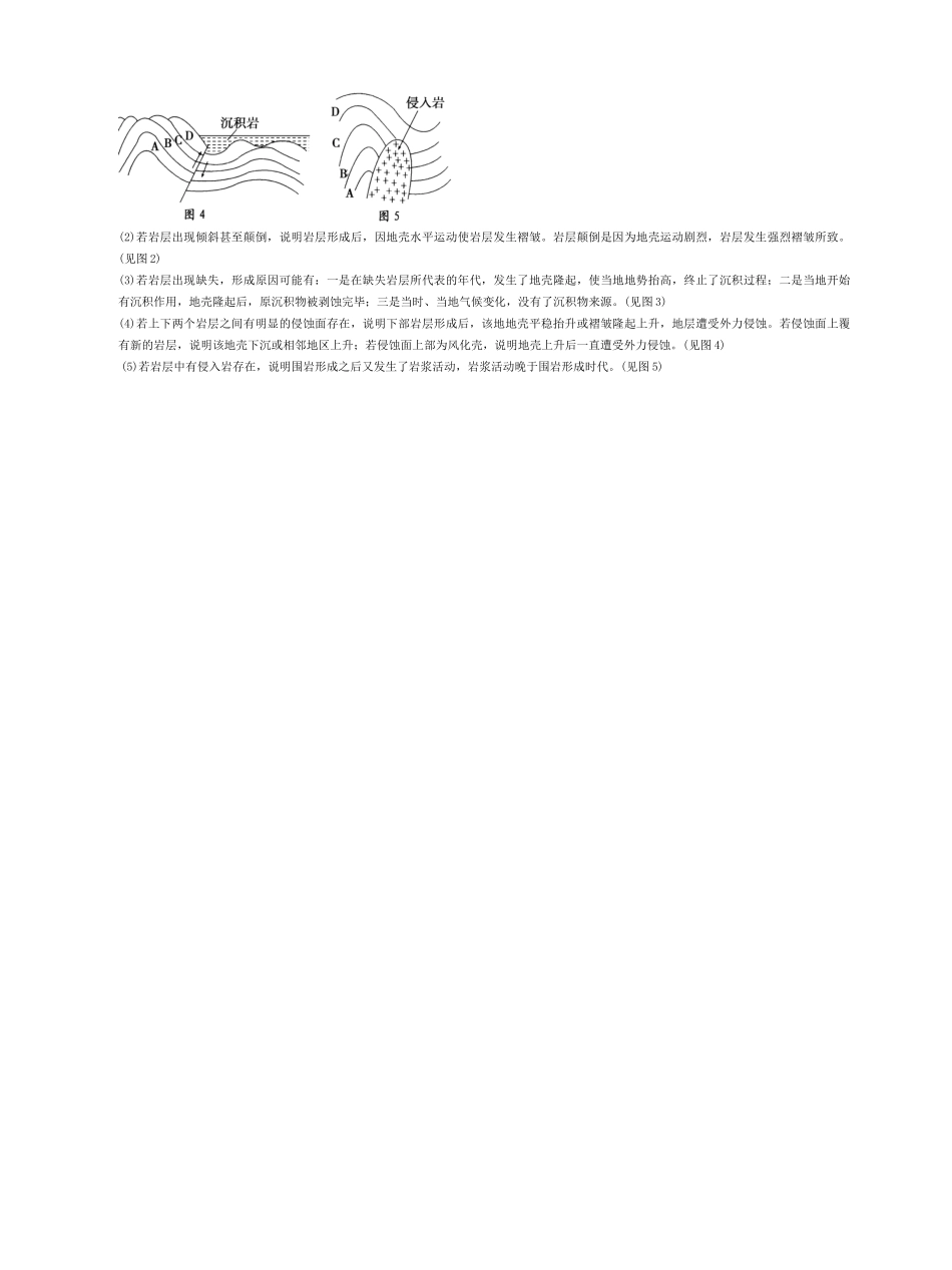 高考地理一轮复习 第四章 地表形态的塑造章末整合提升 新人教版_第3页