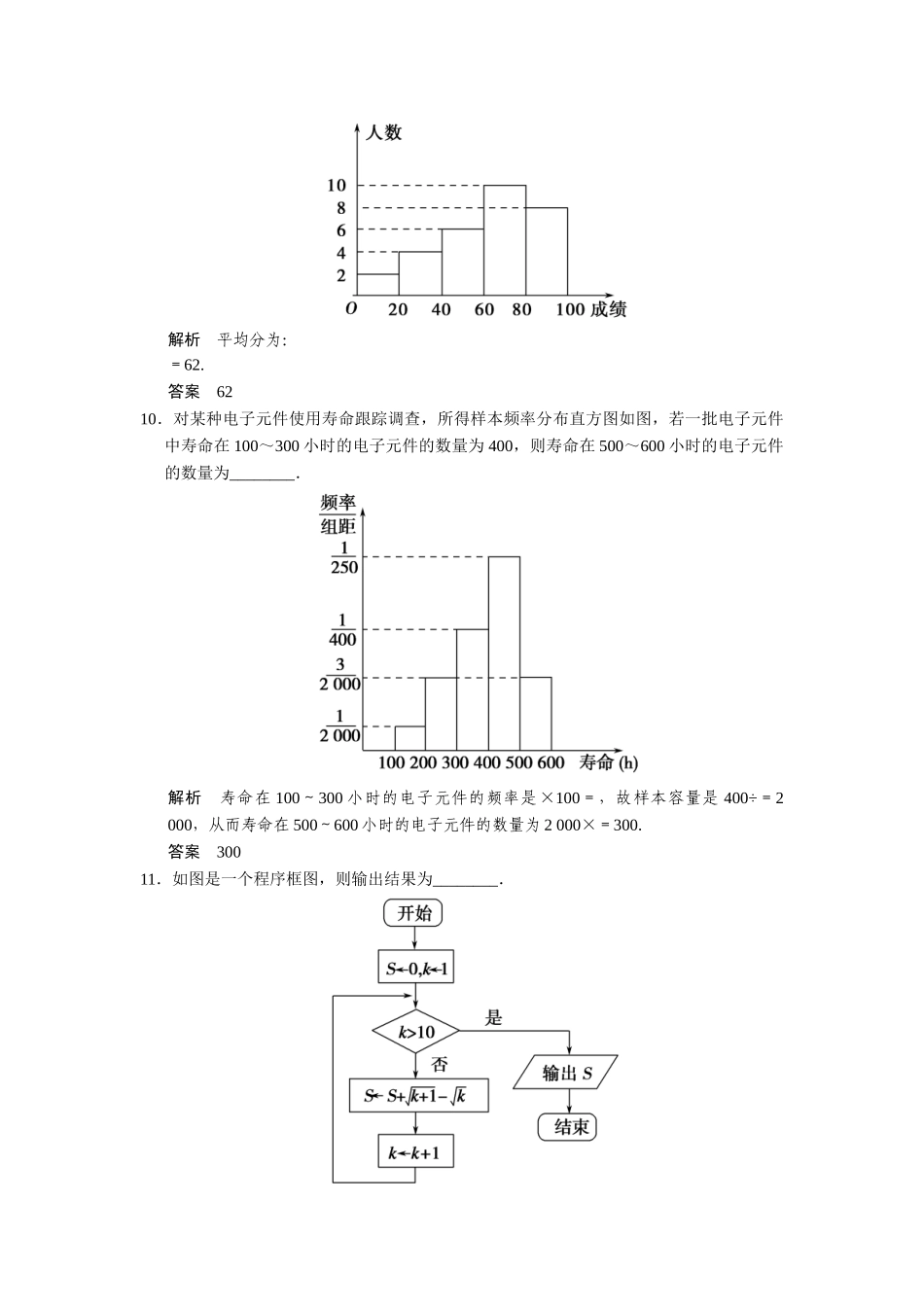 高考数学二轮总复习 倒数第2天概率、统计、算法与复数 文_第2页