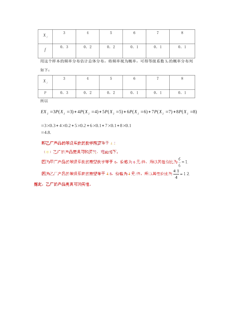 高考数学 最新专题冲刺 统计（2） 理_第3页