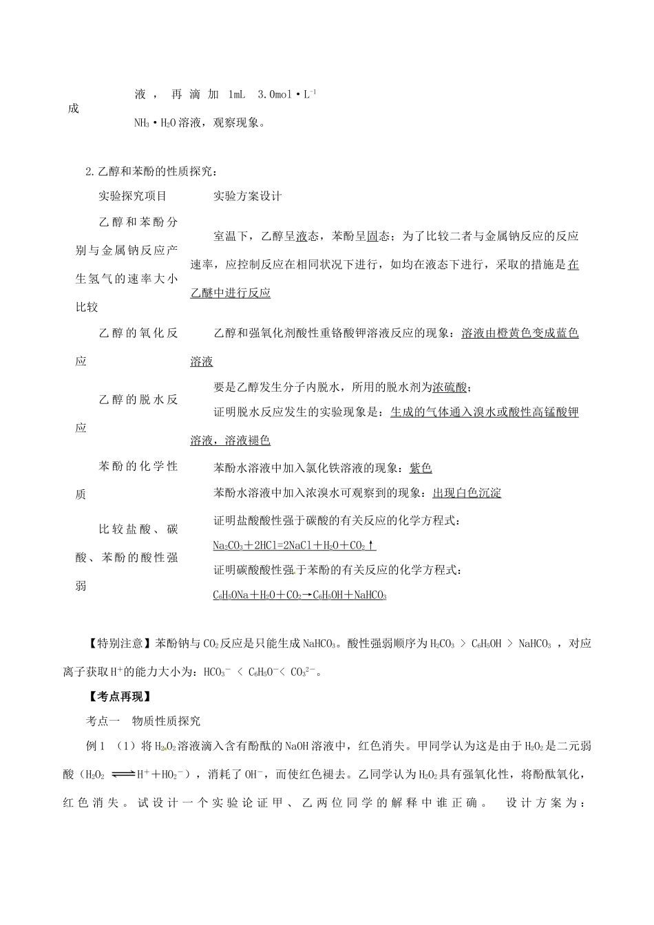 高考化学（高考解题方法荟萃）冲刺押题系列 专题16 物质性质的探究实验_第3页