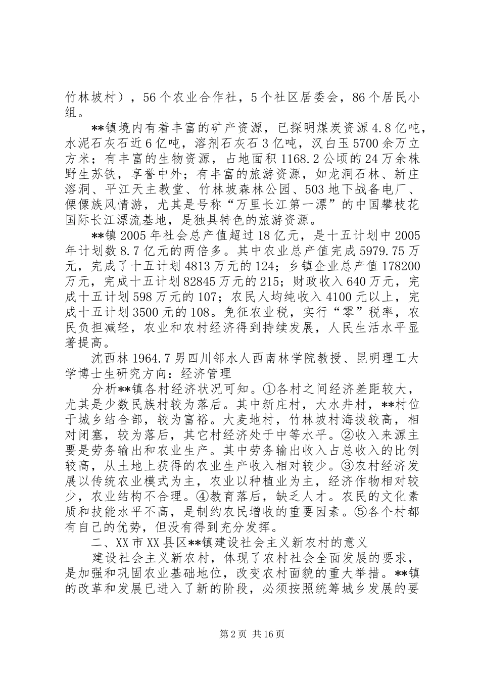 2024年社会主义新农村建设问题研究_第2页