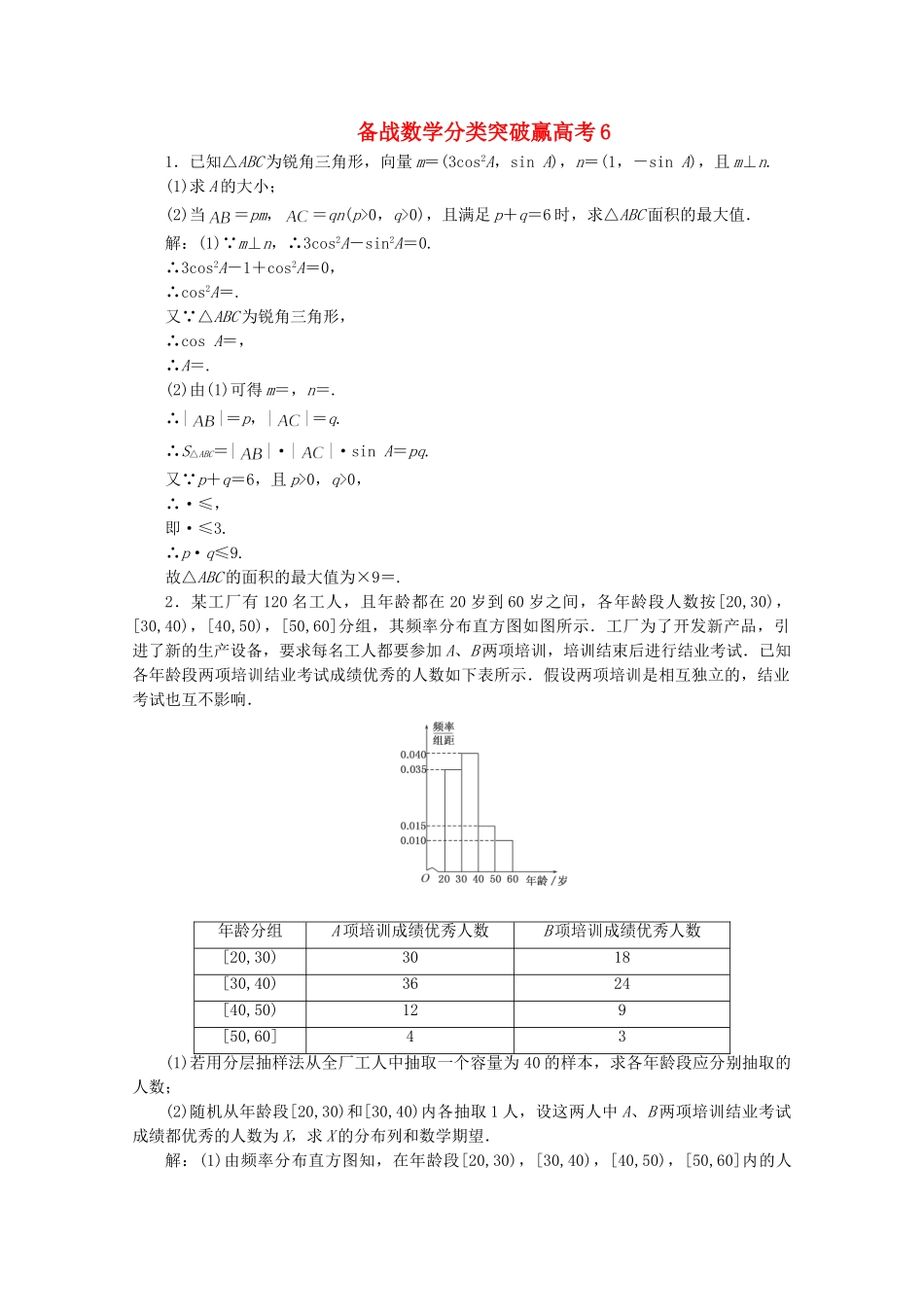 高中数学 分类突破赢高考6_第1页