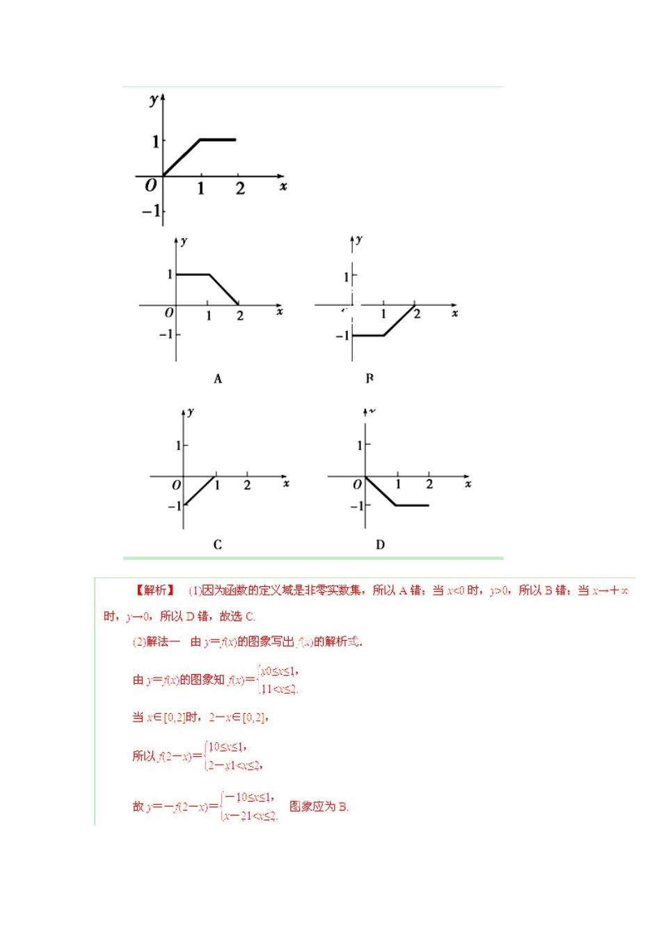 高考数学 热点题型和提分秘籍 专题10 函数的图象 文（含解析）_第3页