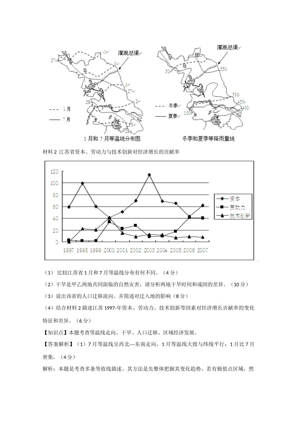 高考地理 试题汇编 L区域工业化和城市化_第2页