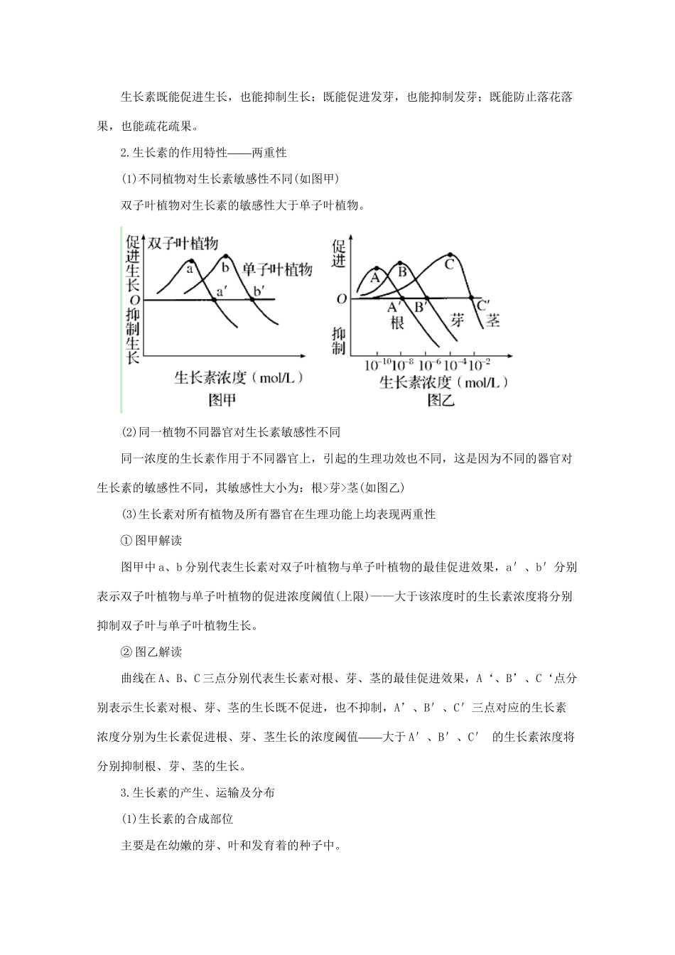 高考生物 热点题型和提分秘籍 专题27 植物的激素调节（含解析）_第3页