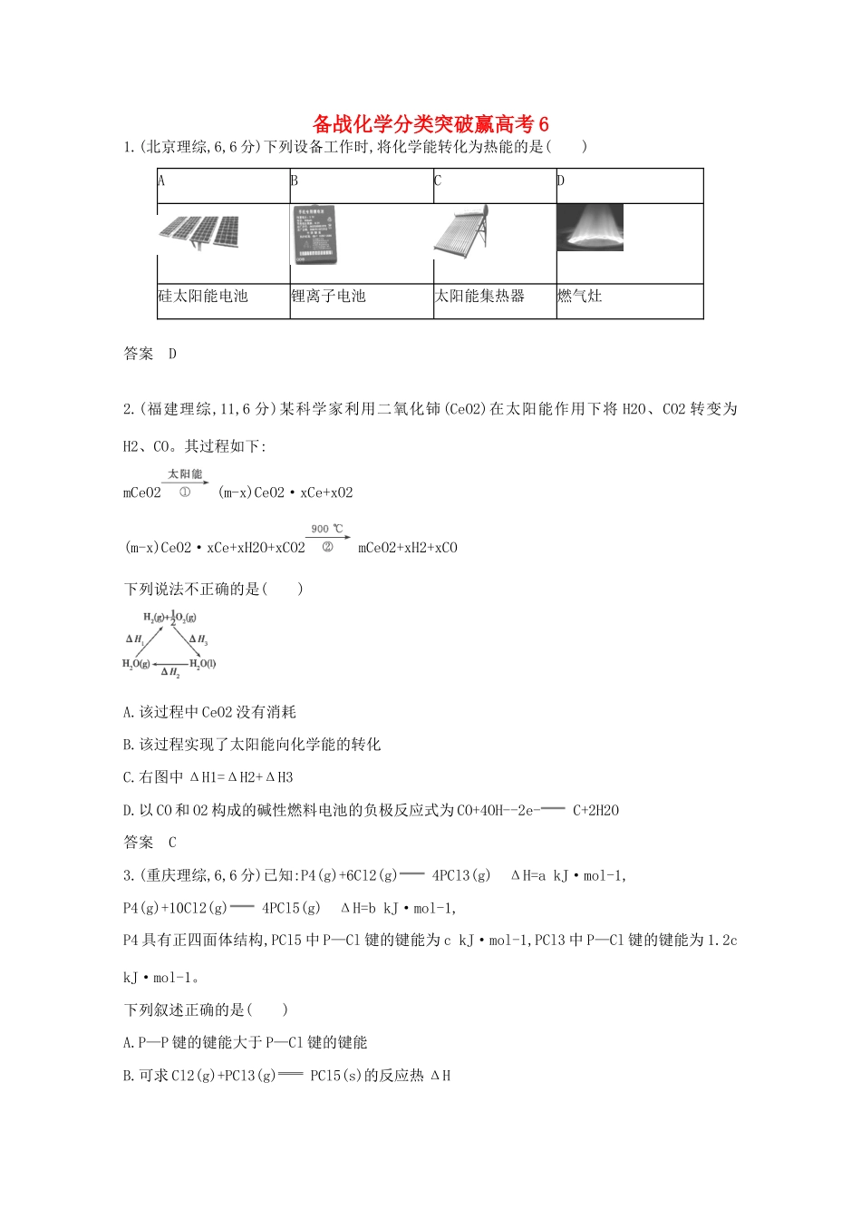高中化学 分类突破赢高考6_第1页