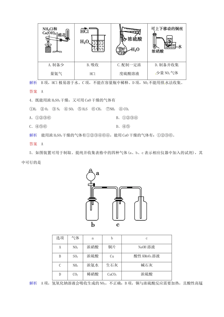 高考化学总复习 考点核心突破 10.3 物质的制备_第2页