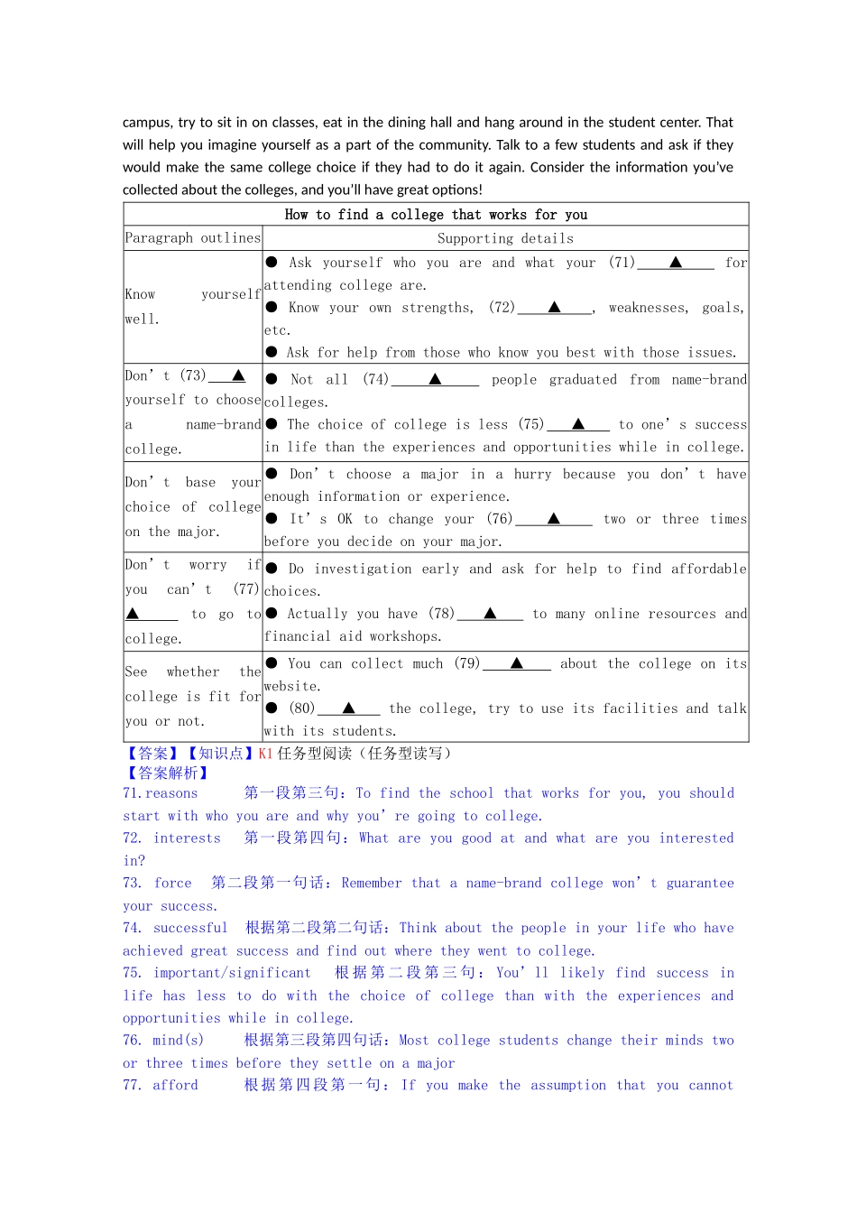 全国高考英语试题汇编（10月 上）K单元（江苏、安徽（含解析）_第2页