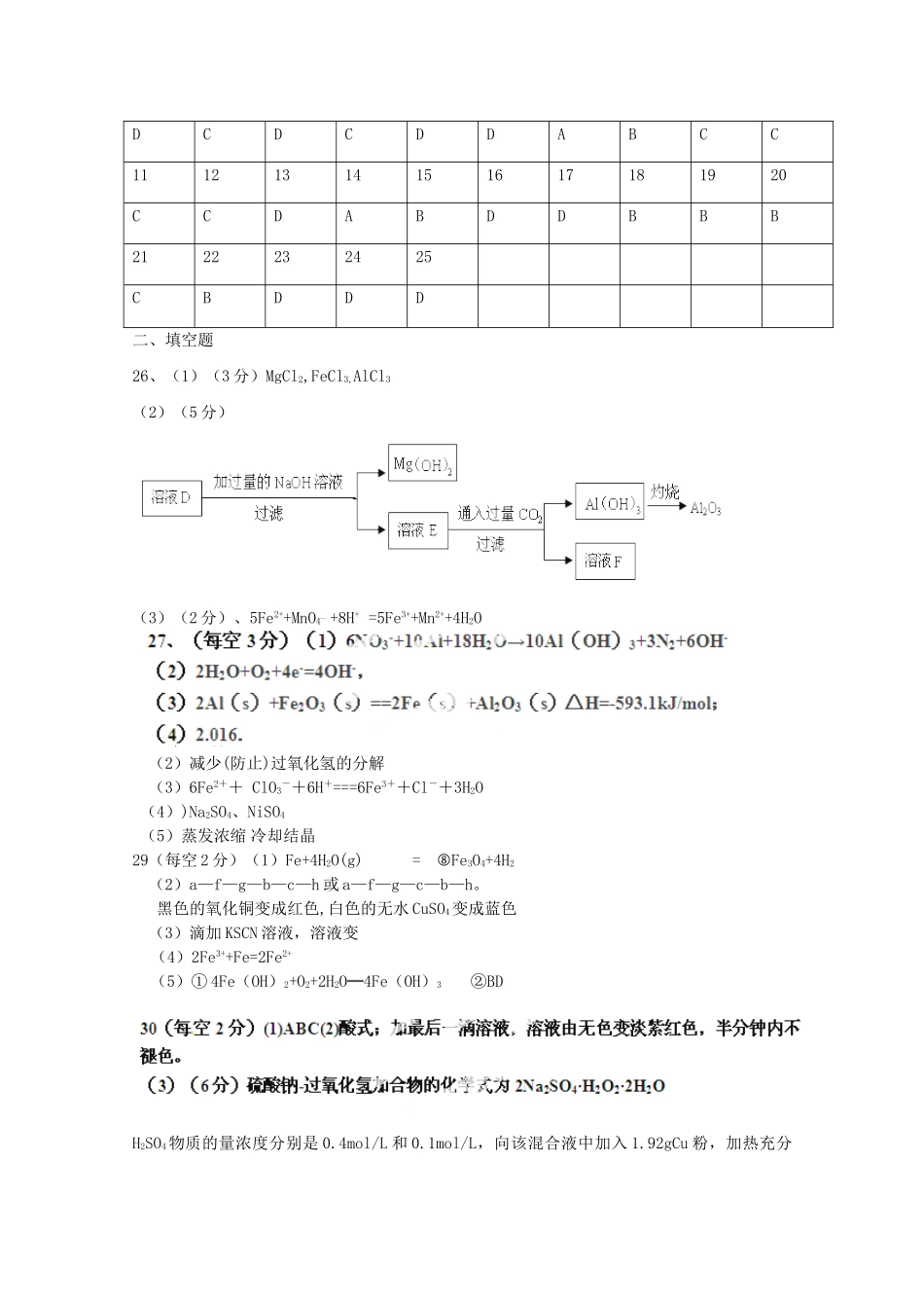 全国高考化学试题汇编月第一期A 物质的量浓度及溶液的配制_第3页