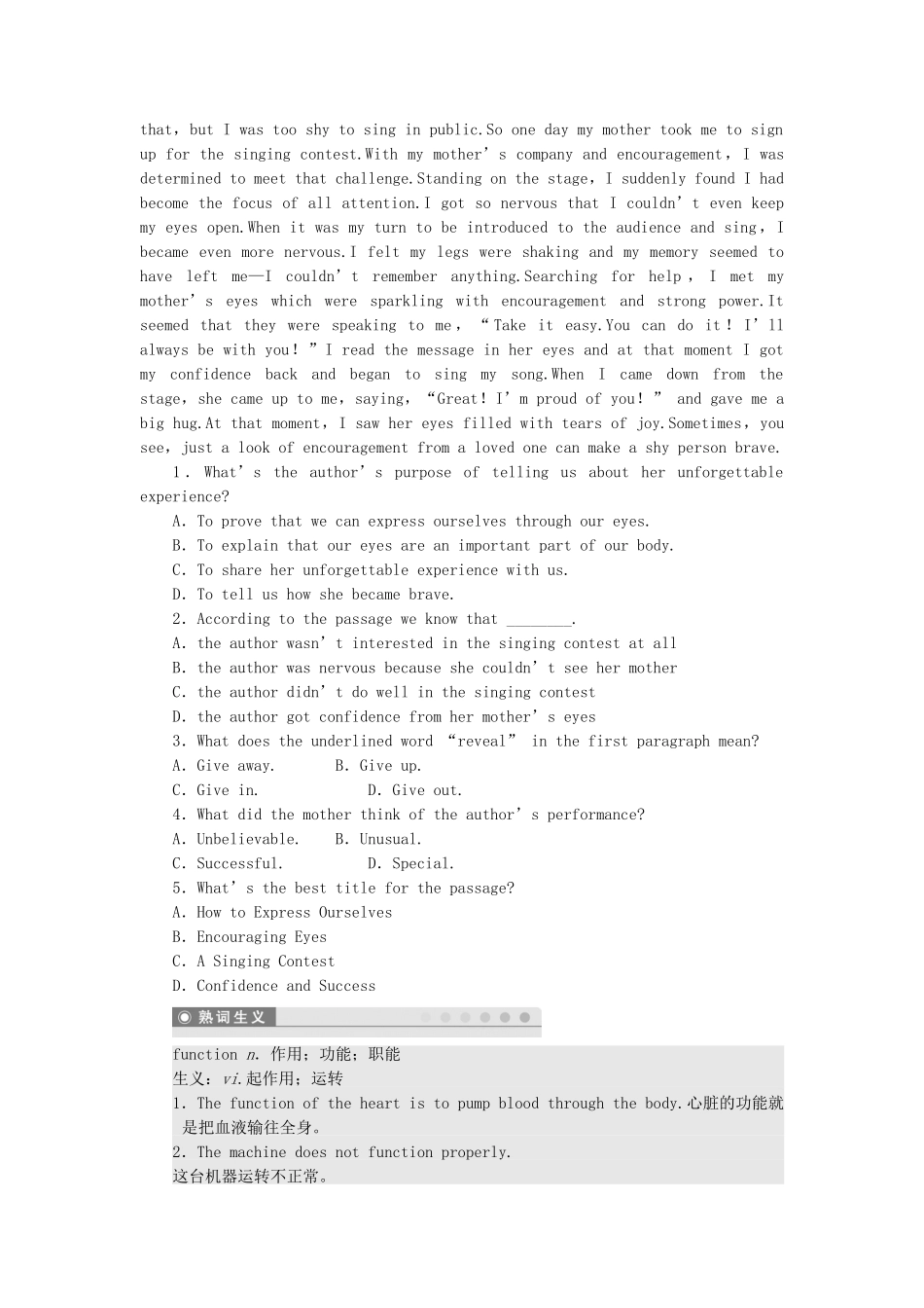 高中英语 Unit 4 Period 3 Using Language课时作业 新人教版必修4_第3页