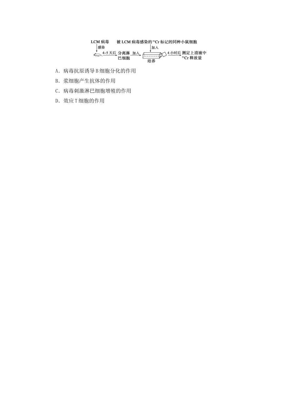 学高中生物 第二章 动物和人体生命活动的调节 章末检测(一、二)同步课时检测 新人教版必修3 _第3页