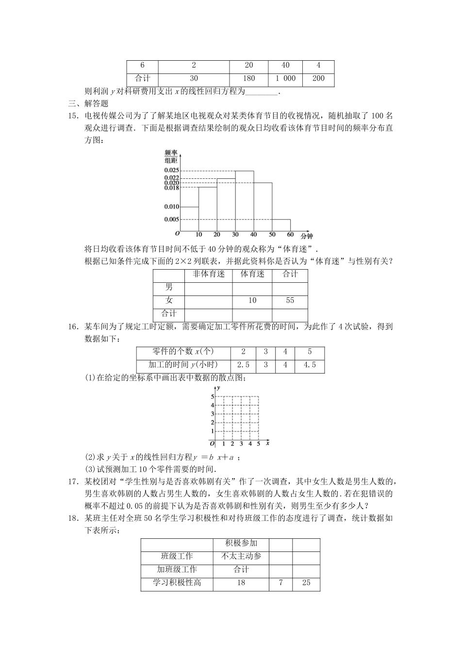 高中数学 第1章 章末检测 新人教A版选修1-2_第3页