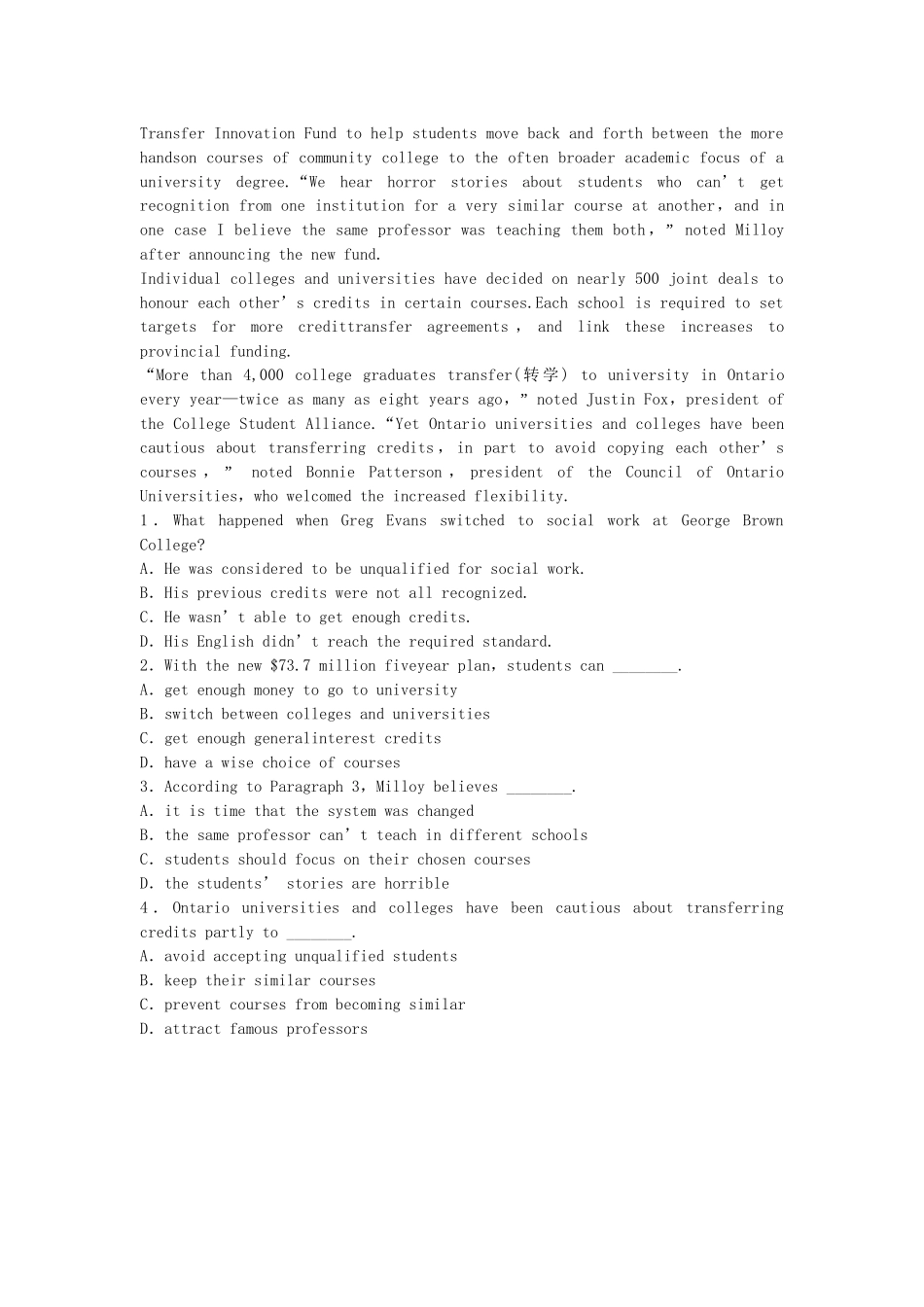 高中英语 Unit 2 The environment period 3 Task同步测试 牛津译林版必修5_第3页