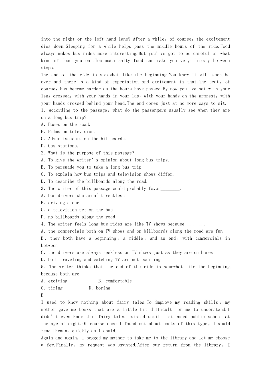 高中英语 Unit 14 Careers单元达标 北师大版必修5_第2页