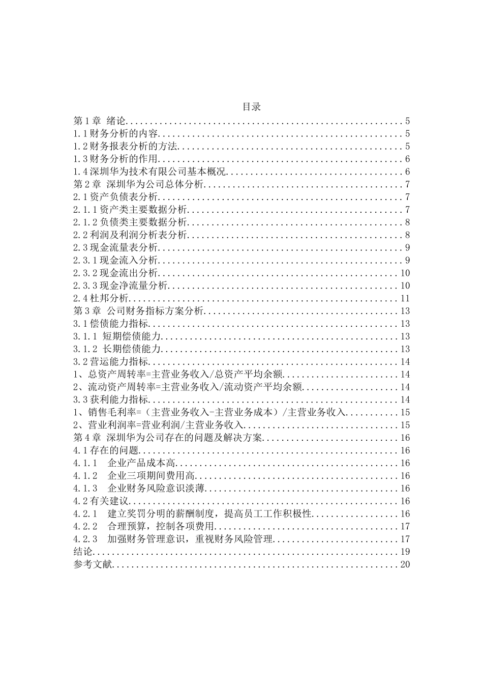 技术有限公司财务报表方案设计和实现  会计学专业_第2页