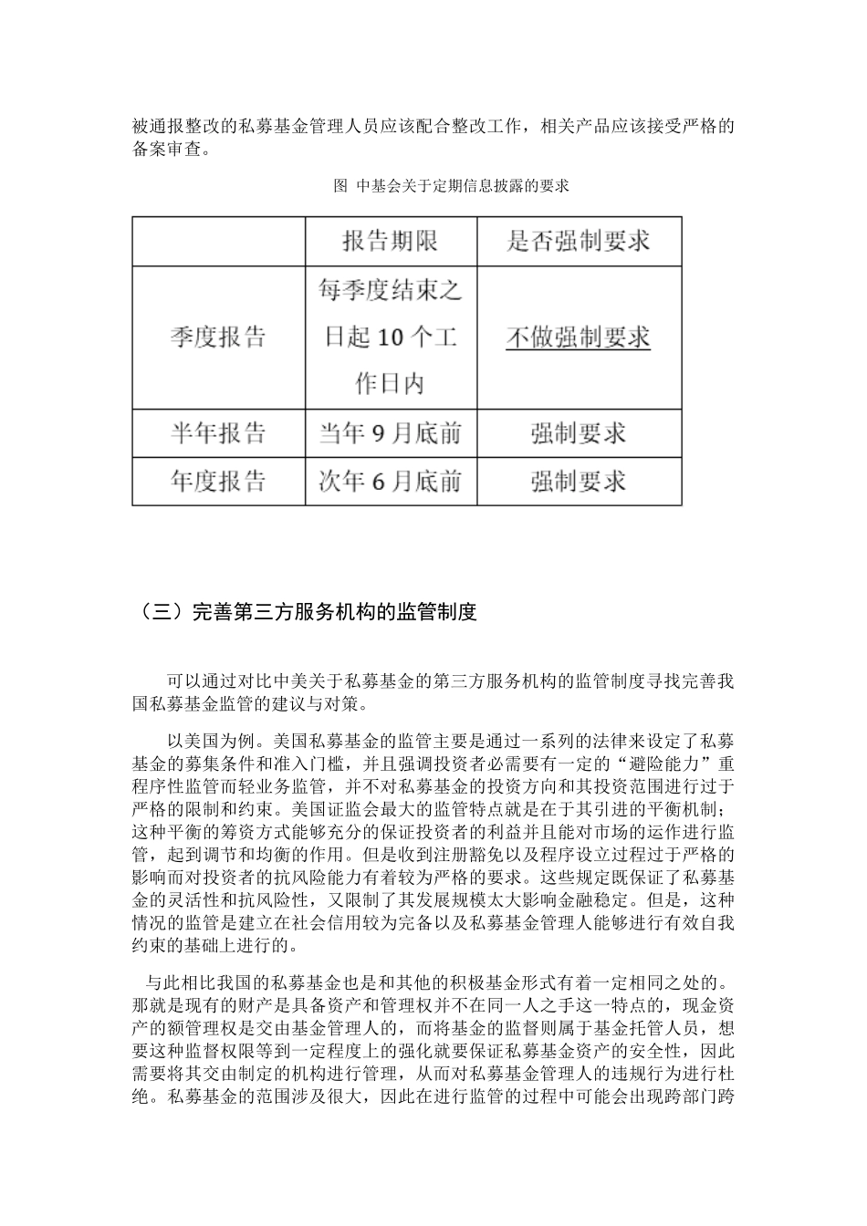 完善私募基金监管的建议及对策分析研究（部分） 金融学专业_第3页