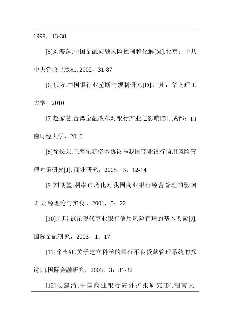 商业银行信用风险研究——以华夏银行为例开题报告_第3页