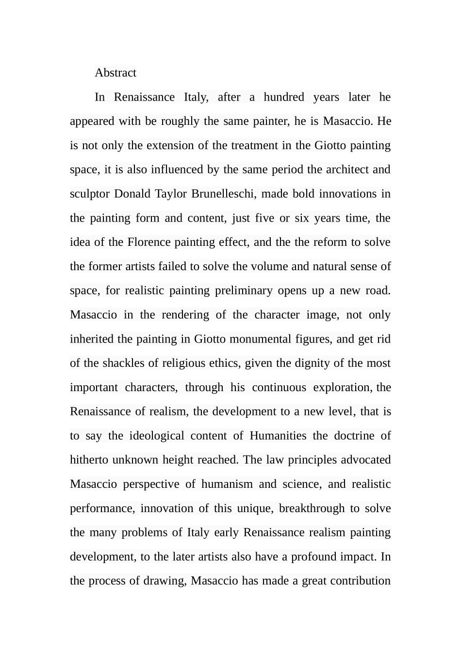 探索马萨乔绘画艺术的创新性分析研究 绘画学专业_第2页