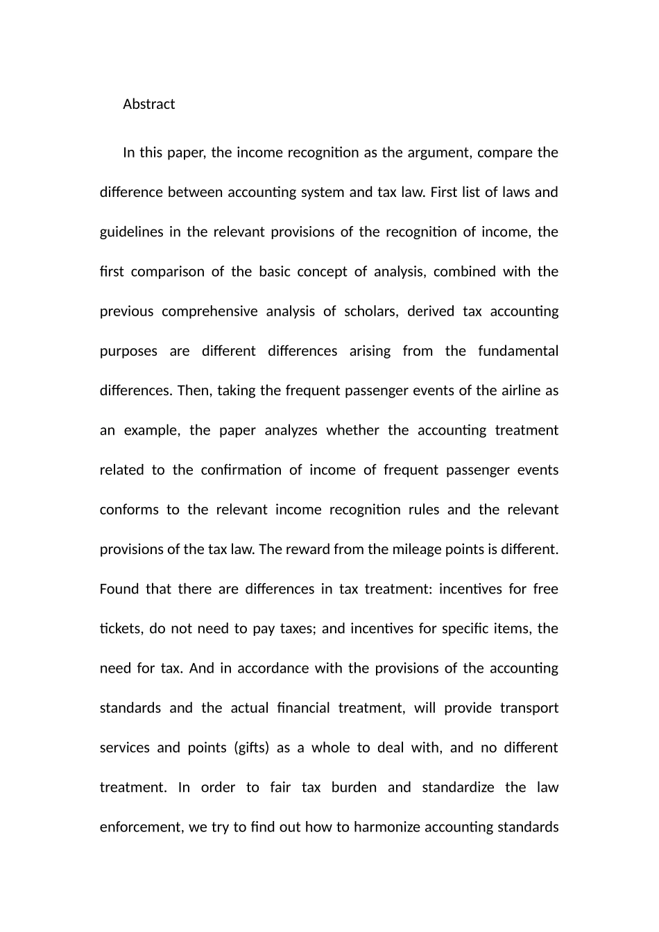 收入确认之税会差异分析研究 税务管理专业_第2页