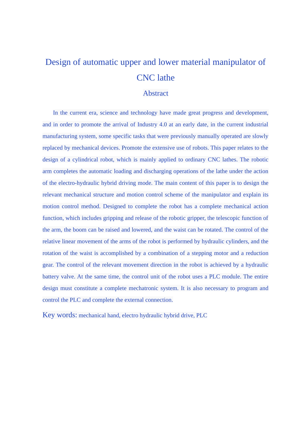 数控机床自动上料机械手设计和实现  机械制造与自动化专业_第2页