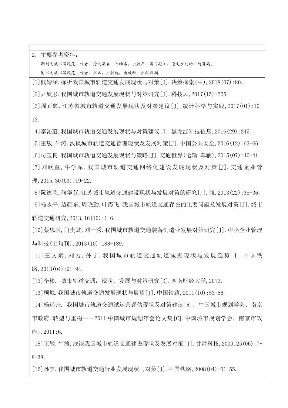 我国城市轨道交通行业发展现状与对策分析研究 交通运输专业_第2页