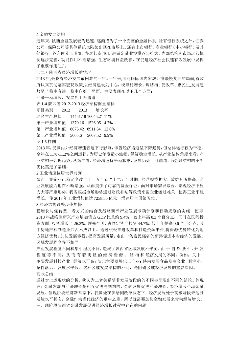 浅析陕西省金融发展与经济增长关系分析研究 财务管理专业_第3页