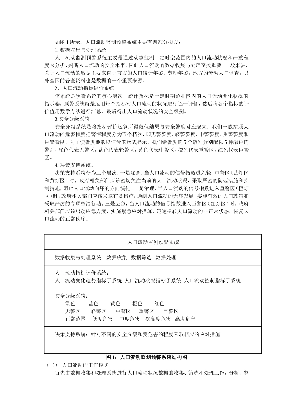 人口流动监测预警系统的研究与设计和实现  计算机专业_第3页
