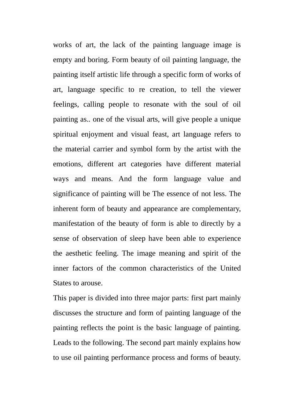 浅析油画表现语言的形式美分析研究  绘画艺术专业_第2页