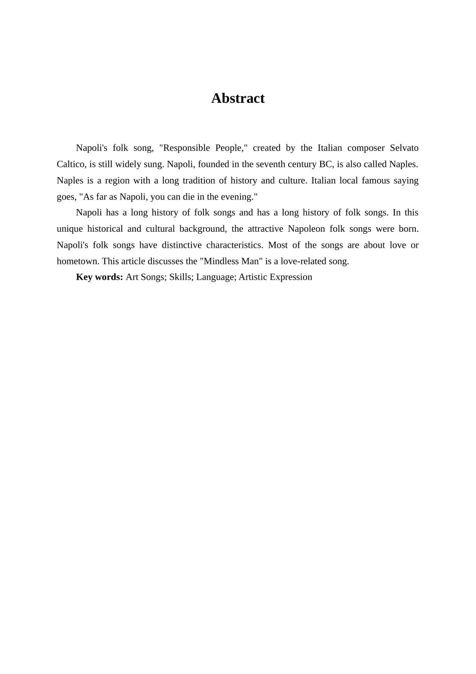 浅析歌曲负心人的演唱技巧及艺术表现力分析研究   音乐学专业_第2页