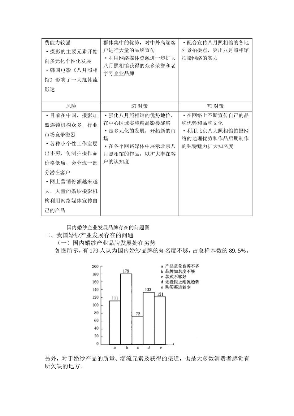 浅谈我国婚纱产业发展现状与前景分析研究 工商管理专业_第3页